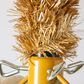 The Gerson Company 5" Pre-Lit Tiffany Tinsel Christmas Tree in Gold, , large
