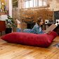Jaxx 5.5" Pillow Bean Bag Pillow in Cinnabar, , large
