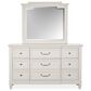 Nicolette Home Willowbrook 5-Piece Queen Panel Bedroom Set in Egg Shell White, , large