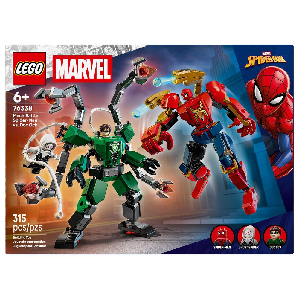 LEGO Marvel Mech Battle - Spider-Man vs. Doc Ock Mech Building Set, , large