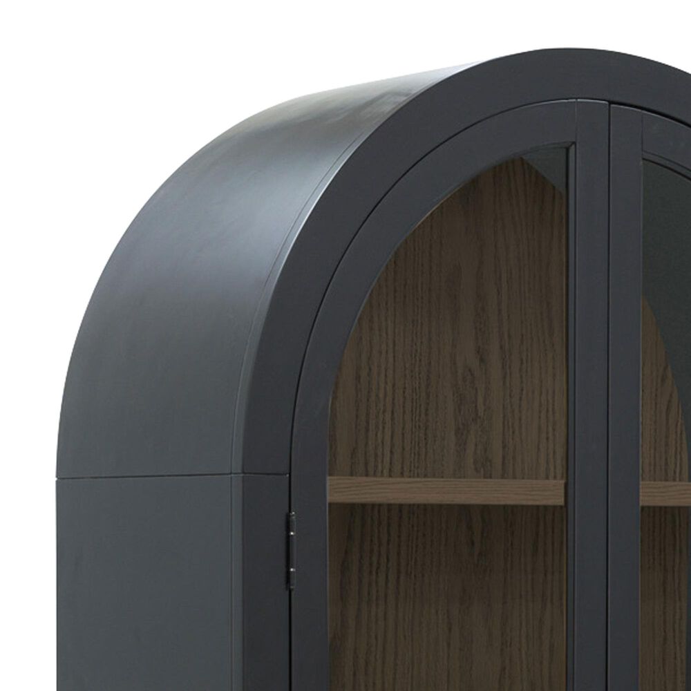 Ashley Dagandale Accent Cabinet in Black and Natural Brown, , large