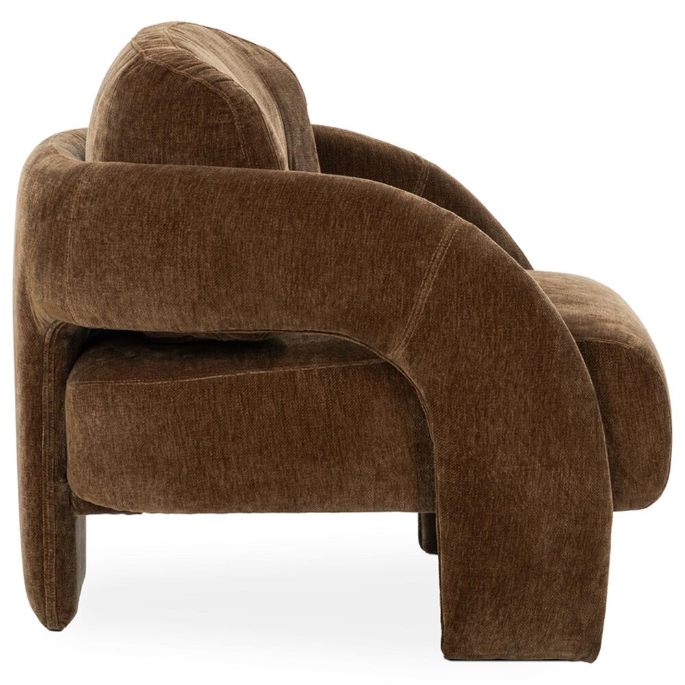 Classic Home Salino Upholstered Lounge Chair in Bronze, , large