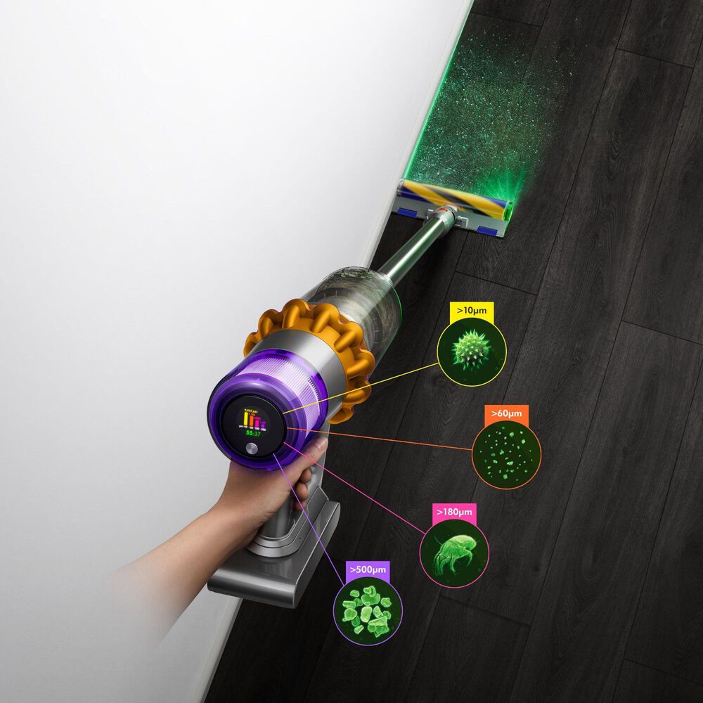 Dyson V15 Detect Submarine In Yellow/Nickel NFM