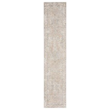 Nourison Astra Machine Washable 2"2" x 8" Beige Runner, , large
