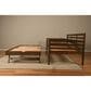 Kodiak Boho Twin Daybed with Pop Up Trundle in Rustic Walnut, , large