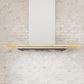 Zephyr Modena 36" Color Changing Wall Mount Chimney Range Hood in Stainless Steel, , large