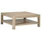 Pacific Landing Solano Square Coffee Table in Weathered Mango, , large