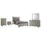 Crown Mark Lyssa 5-Piece Queen Panel Bedroom Set in Champagne, , large