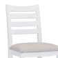 Linon Home Decor Flynn 22" Counter Stool with Light Grey Cushion in White, , large
