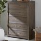 Riva Ridge Modern Loft 5-Drawer Chest in Greystone, , large