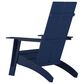 Flash Furniture Sawyer Adirondack Chair in Navy Blue, , large