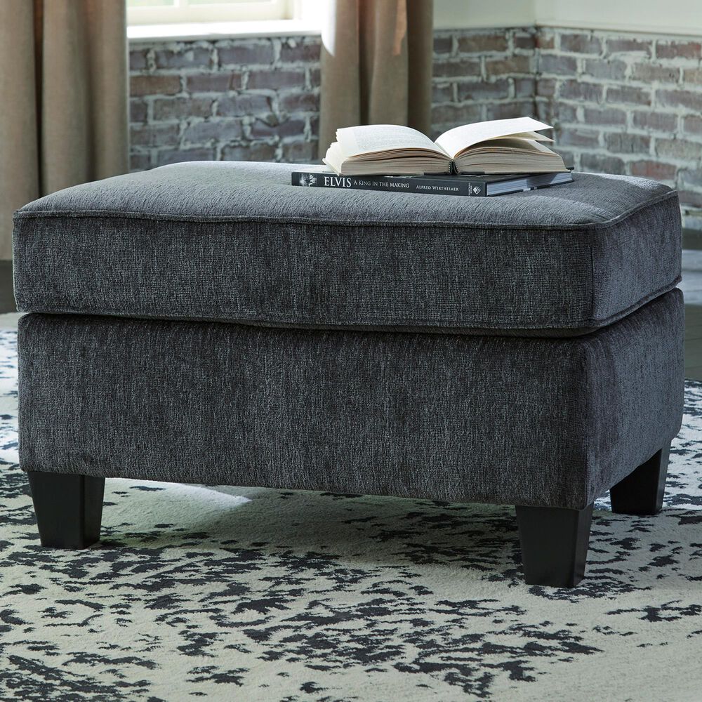Ashley Abinger Ottoman in Smoke, , large