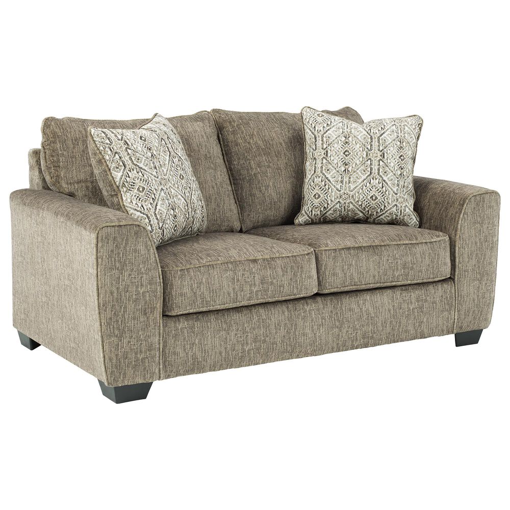 Signature Design by Ashley Olin Stationary Loveseat in Chocolate, , large