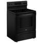 Whirlpool 5.3 Cu. Ft. Freestanding Electric Range with Steam Clean in Black, , large