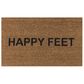 Novogratz Aloha Happy ALO-7 1"6" x 2"6" Natural Door Mat, , large