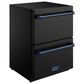 Thor Kitchen Gordon Ramsay 5.4 Cu. Ft. Undercounter Drawer Freezer with Blue Handle Kit in Black, , large