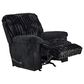 Catnapper Comet Lay Flat Reclining Loveseat in Black, , large