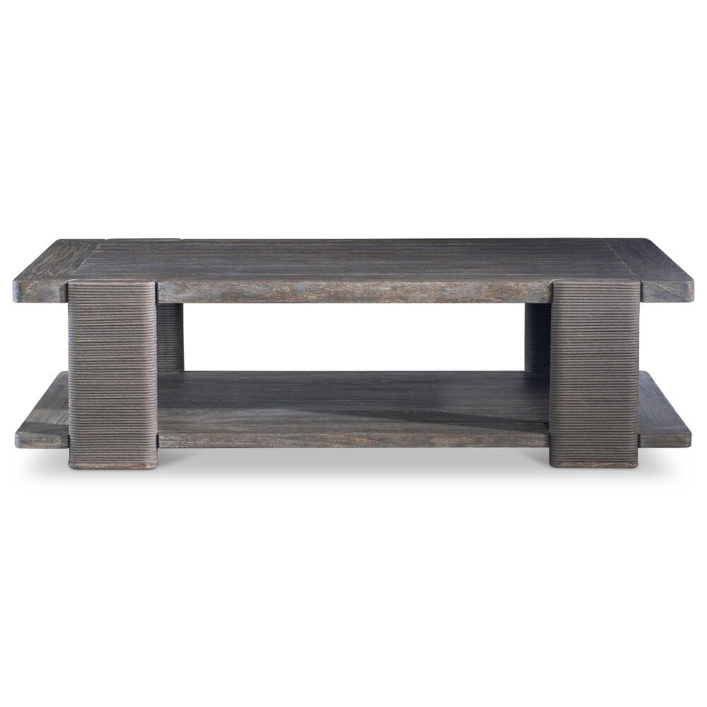 Bernhardt Andros Outdoor Cocktail Table in Smoked Truffle and Oxford Brown, , large