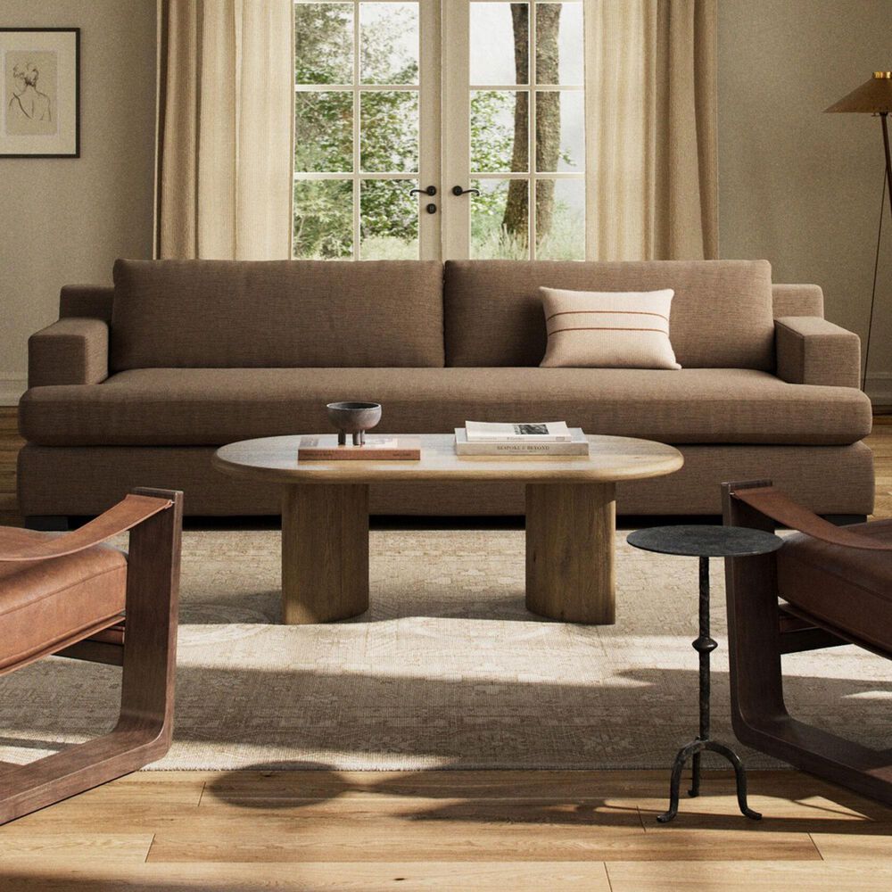 Four Hands Crispin Stationary Sofa in Crypton Nomad Mushroom, , large