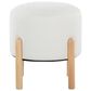 Lumisource Michelle Terry Ottoman in Cream, , large