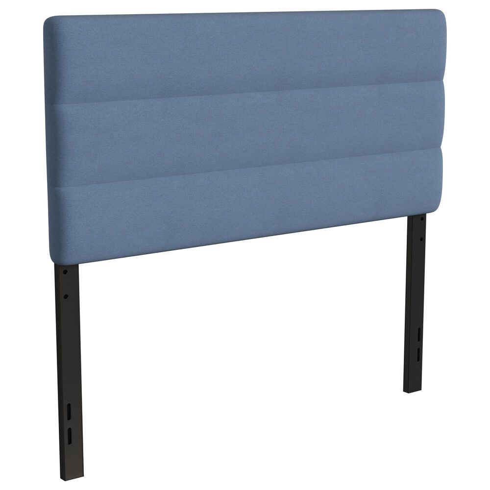 Flash Furniture Paxton Full Upholstered Headboard in Blue, , large
