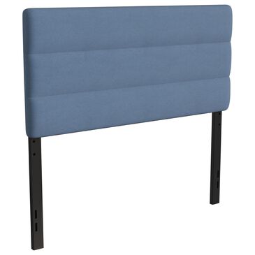 Flash Furniture Paxton Full Upholstered Headboard in Blue, , large