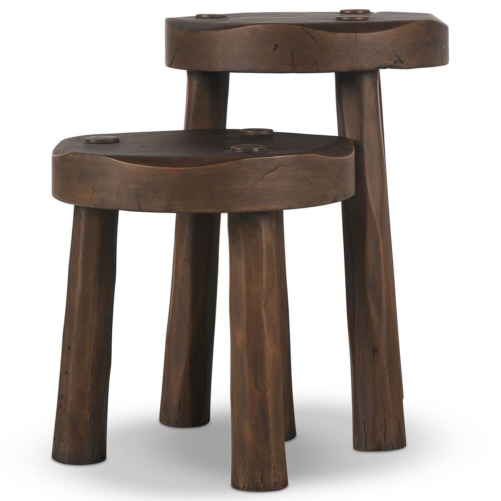 Four Hands Maha Accent Table in Aged Belgium Bleach, , large