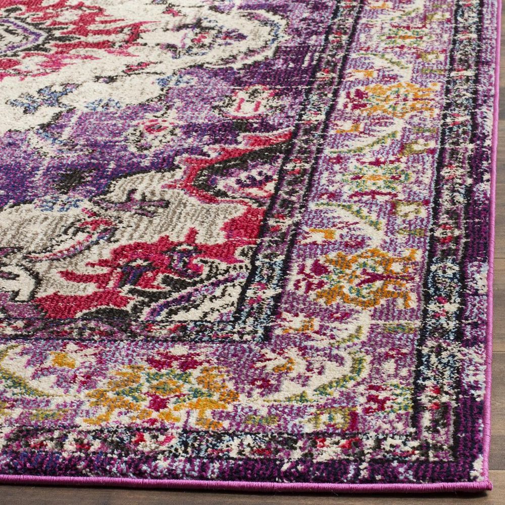 Safavieh Monaco MNC243P-28 2&#39;2&quot; x 8&#39; Violet/Fuchsia Runner, , large