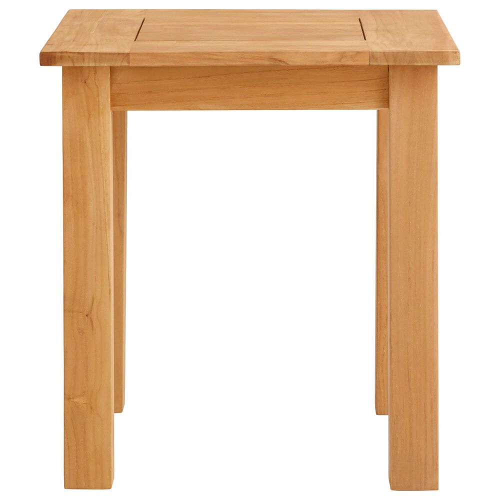 Linon Home Decor Carenen Patio Side Table in Natural, , large