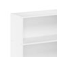 HOMLUX 3-Tier Open Shelf Bookcase in Plain White, , large