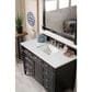 James Martin Vanities Brittany 48" Single Bathroom Vanity in Black Onyx with 3 cm Eternal Jasmine Pearl Quartz Top and Rectangle Sink, , large