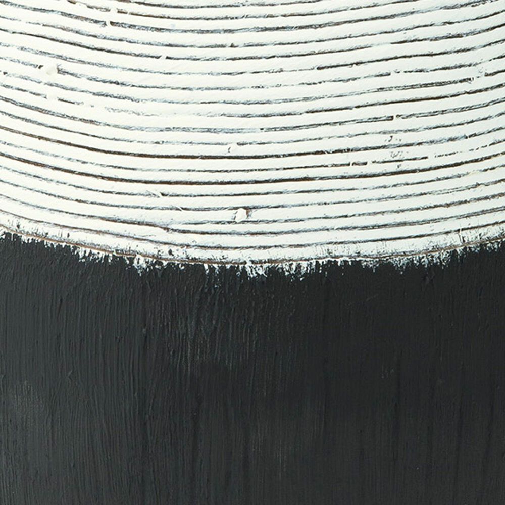 Ashley Girtha Vase in Antique White and Black, , large