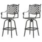Noble House Avon Patio Barstool in Shiny Copper (Set of 2), , large