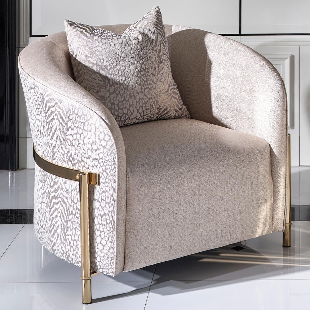 Vista Haus Lisbon Arm Chair in Opal, , large