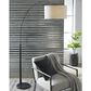 Ashley Veergate Arc Floor Lamp in Black, , large