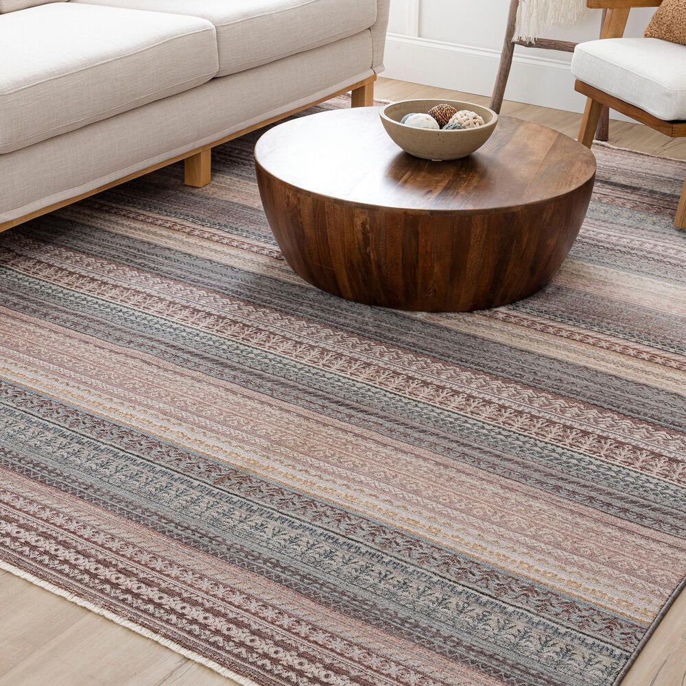Karastan Echo Caprice 9&#39; x 12&#39;2&quot; Grey Area Rug, , large