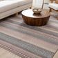 Karastan Echo Caprice 9" x 12"2" Grey Area Rug, , large