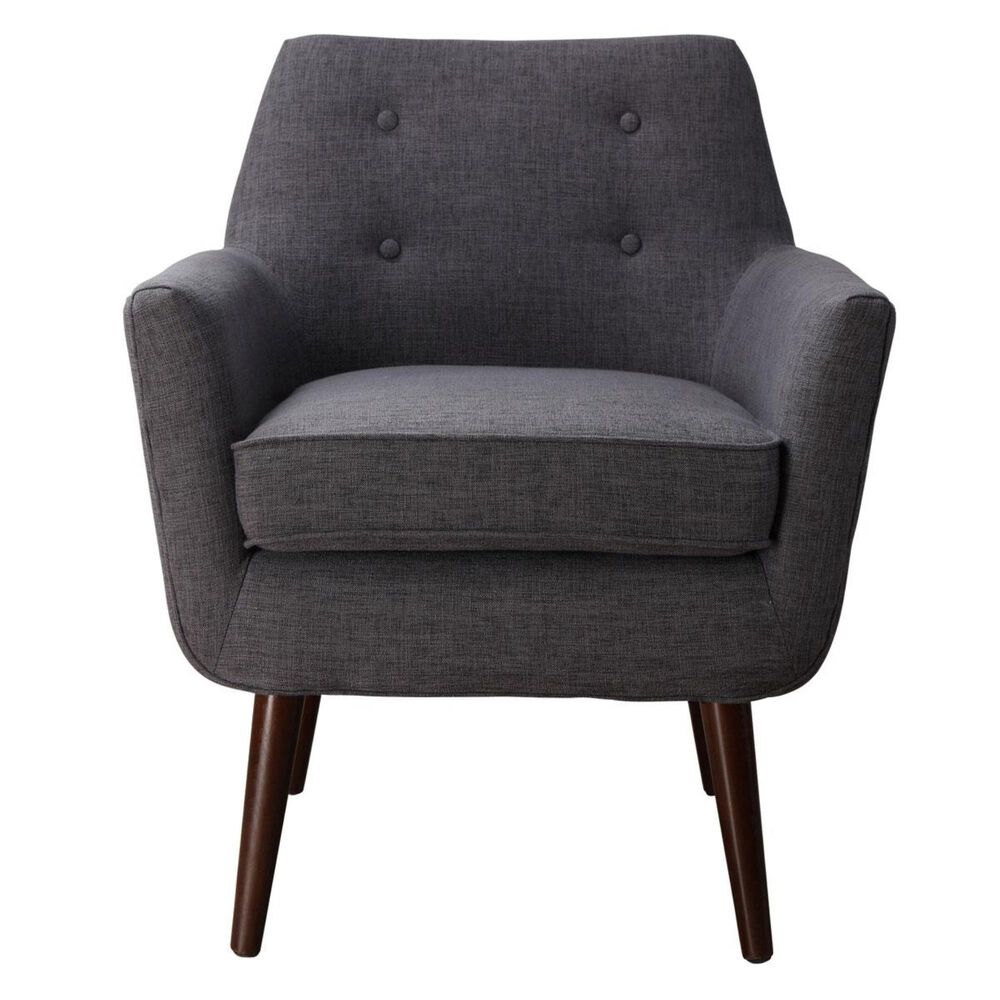 Tov Furniture Clyde Linen Chair in Grey , , large