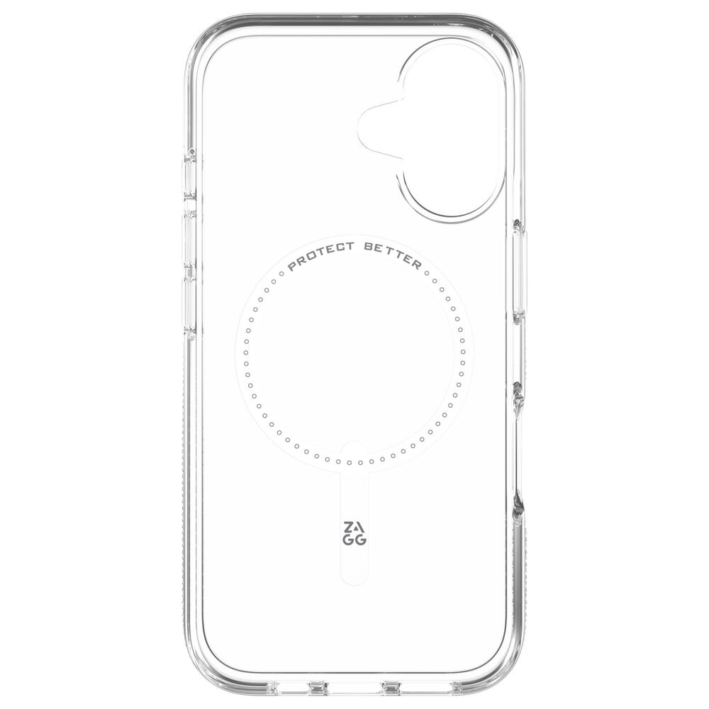 Zagg Crystal Palace Snap MagSafe Case for Apple iPhone 16 in Clear, , large