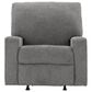 Ashley Deltona Manual Rocker Recliner in Graphite, , large