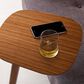 Natural Bamboo Furnishings Side Table in Amber, , large