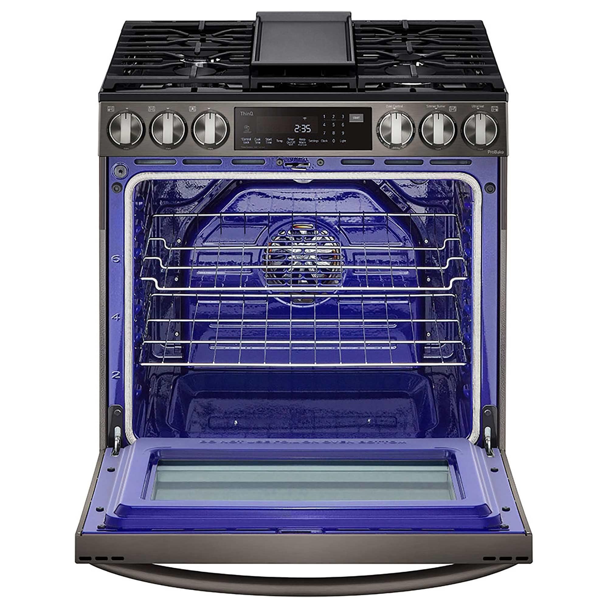 Lg thinq online gas range