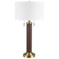 Slatehouse Parkhurst Table Lamp in Brown, , large
