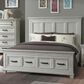 Mayberry Hill Mccoy King Storage Bed in White, , large