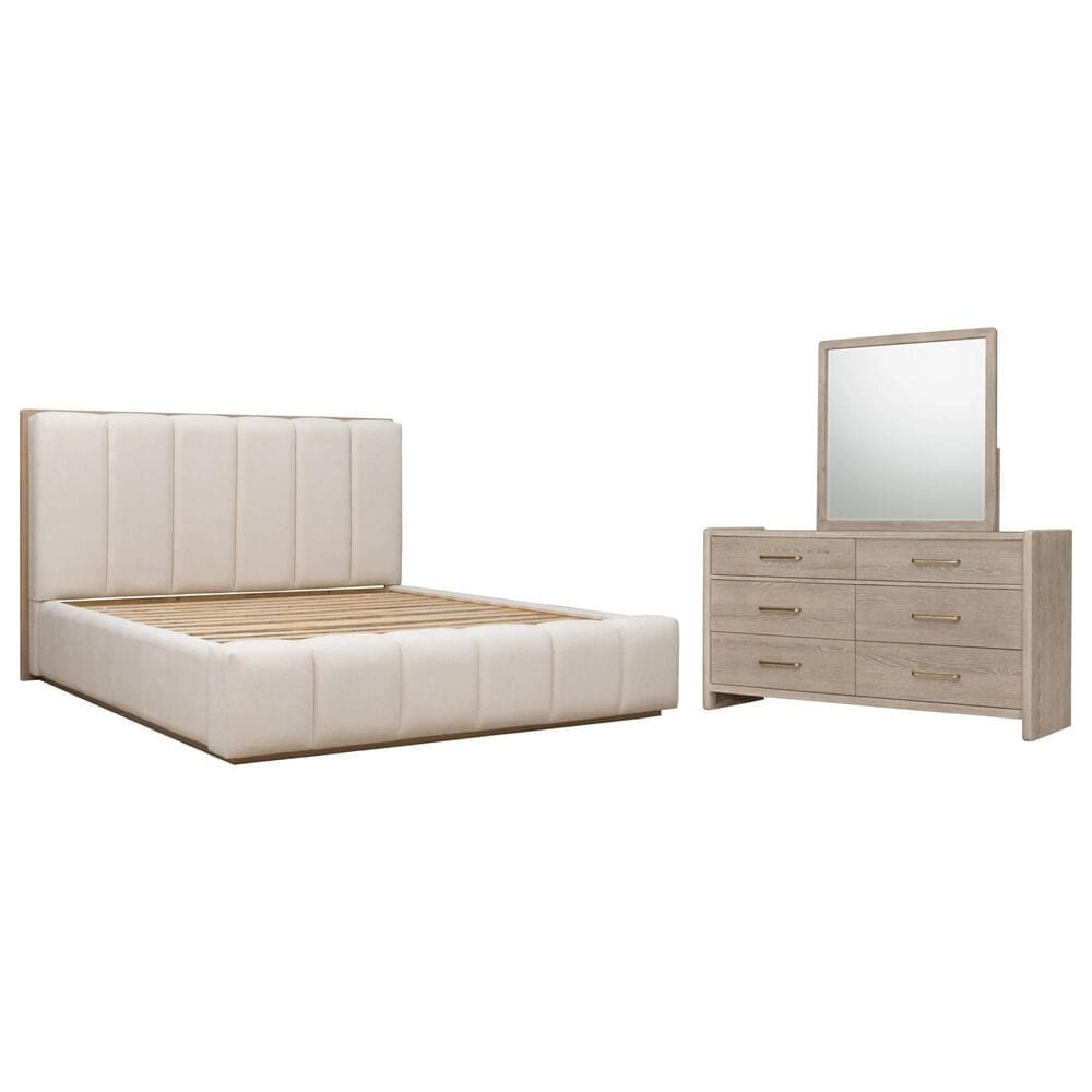 Urban Home Gardenia 3-Piece King Bedroom Set in Chai, , large