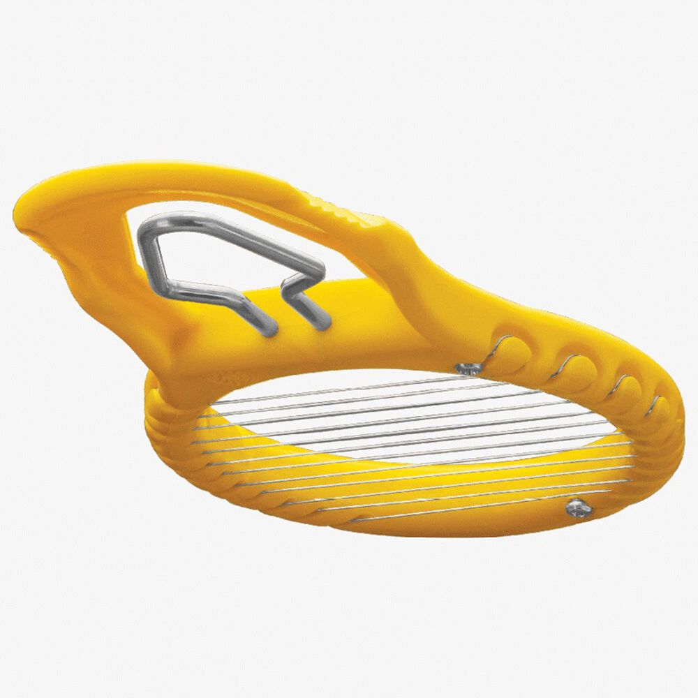 Dreamfarm Eggler Egg Cracker Peeler Slicer in Yellow and Stainless Steel, , large