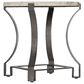 Bernhardt Sayers Side Table in Oil-Rubbed Bronze and White, , large