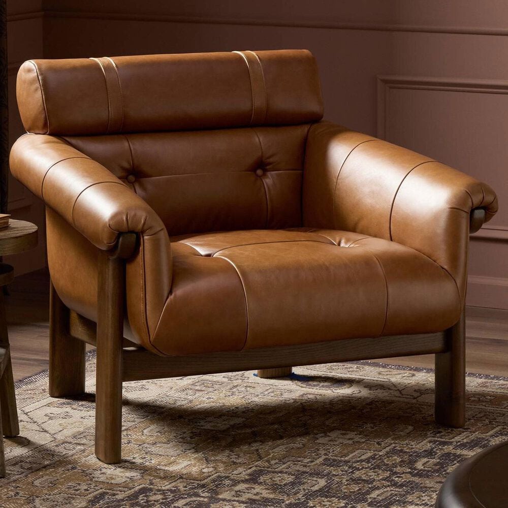 Four Hands Arnold Arm Chair in Sonoma Chestnut, , large