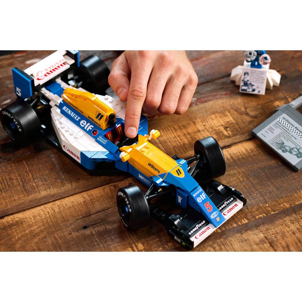 LEGO Icons Williams Racing FW14B and Nigel Mansell Building Set, , large