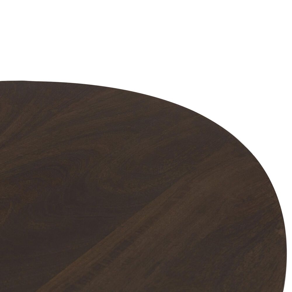 Mercana Terra Oval Coffee Table in Dark Brown, , large